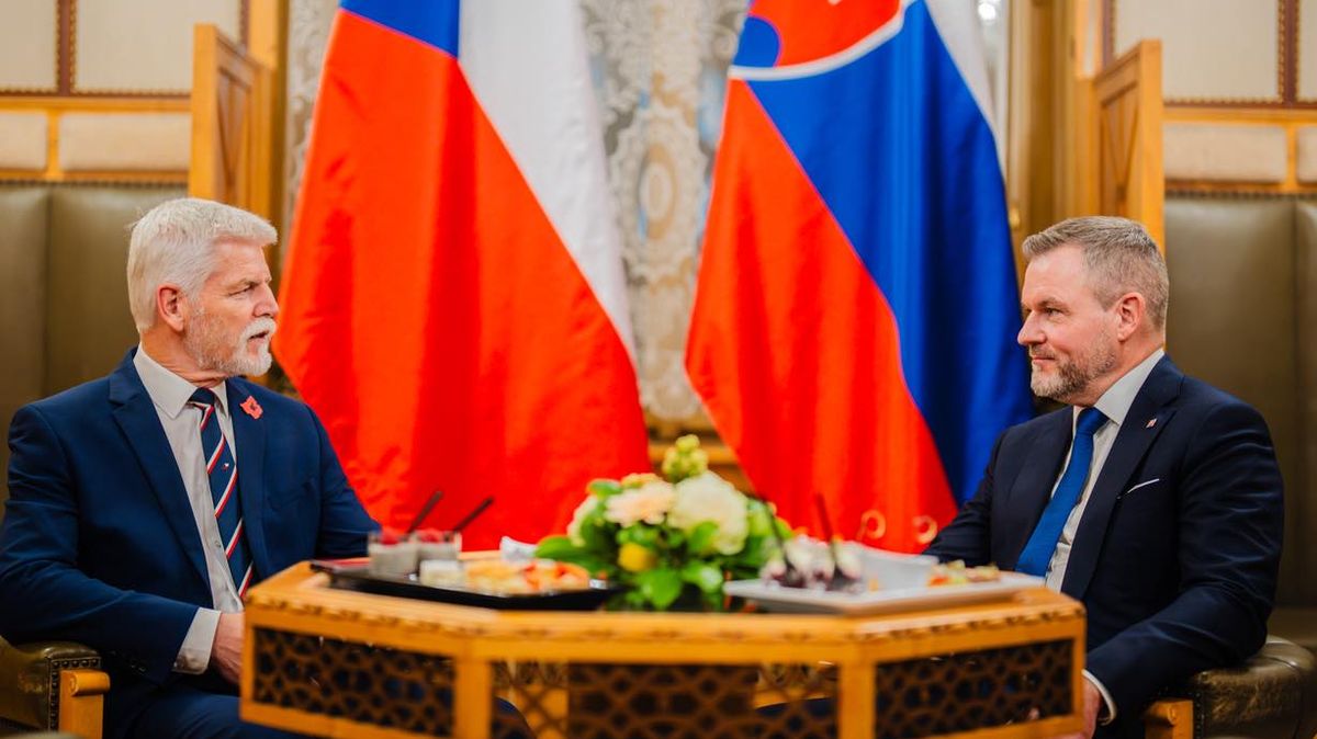 Pavel přivítal v Praze slovenského prezidenta, státníky čeká jednání a koncert